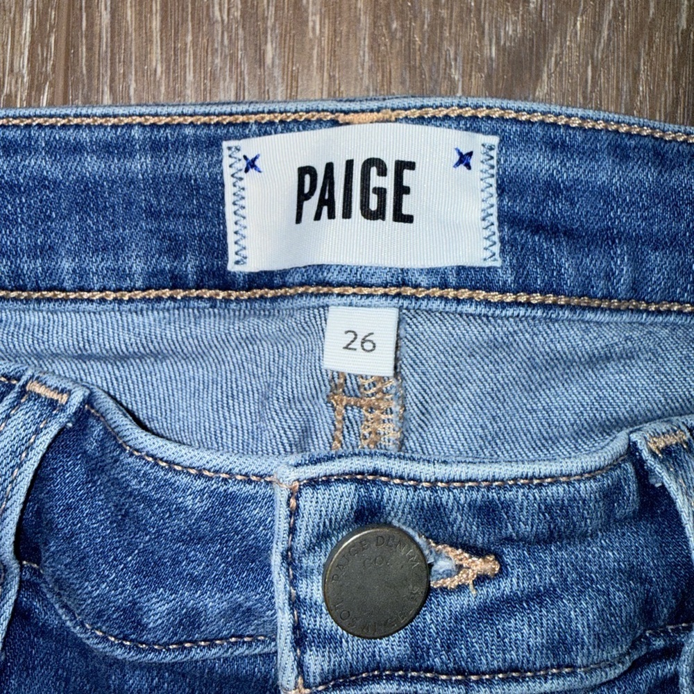 Pristine Paige Skyline Ankle Peg Jeans Skinny Size 26 - Picture 4 of 8